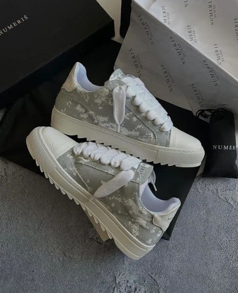High Quality Women Men Numeris Atelier Trainers Canvas Leather Toe Cap Platfrom Sole Casual Wakling High Quality Comfort Couple Skatebording EU35-46