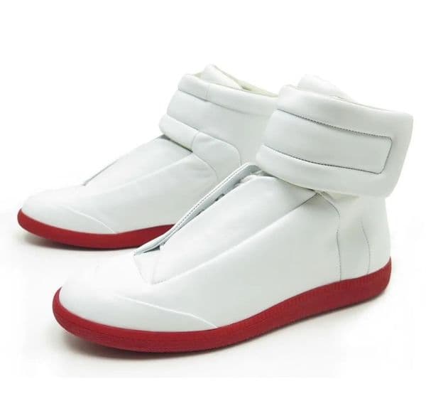 Designer Luxury Mens Womens Genuine Leather Shoes Casual Shoes Street Style Round Toe High-Top Sneakers Mixed Colors Outdoor Boots eur47