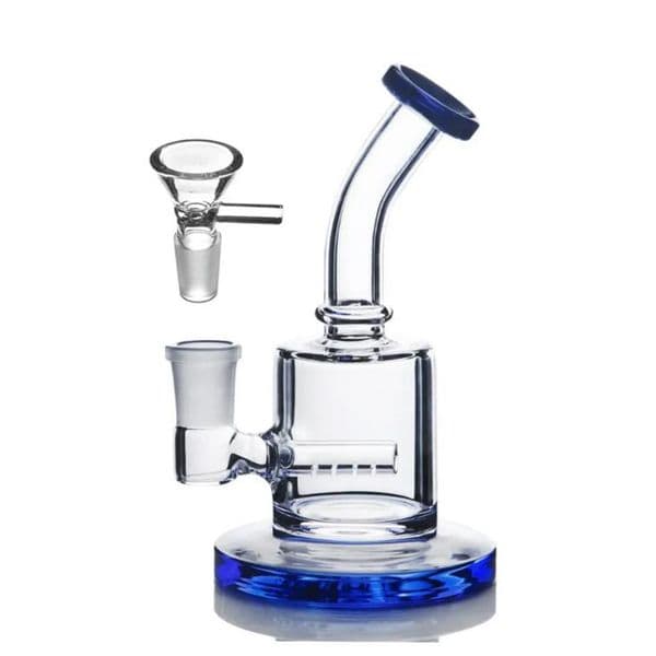 Mini Oil Smoking Glass Water pipes Bubbler Hookahs Small Glass Bong inline Perc Water Bongs With 14mm bowl