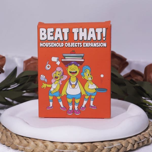Beat That! Household Objects Expansion - Hilarious Party Game Expansion with Wacky Household Challenges, Ideal for Groups Seeking Outrageous Fun