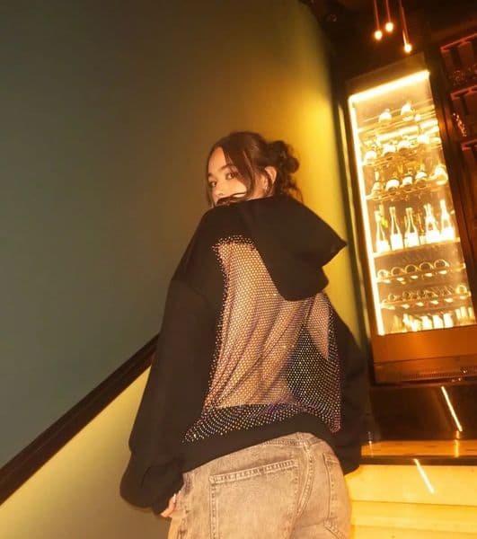 Harajuku Gothic Sexy Backless Hoodie Y2K Clothes Womens Rhinestone Sparkling Mesh Oversized Hoodie Pullover Tops 251024