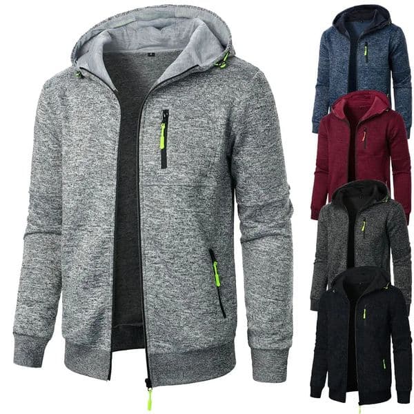 Mens Casual Sweatshirts Hooded Sweatshirt Slim Fit Sportswear Autumn Jacket for Men Tracksuit Streetwear Jackets 251029