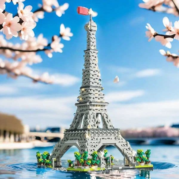 2026 New New Paris Eiffel Tower Architecture Building Block Set Exquisite Souvenir Perfect Gift Ideal For Challenging Educational Toys Toys