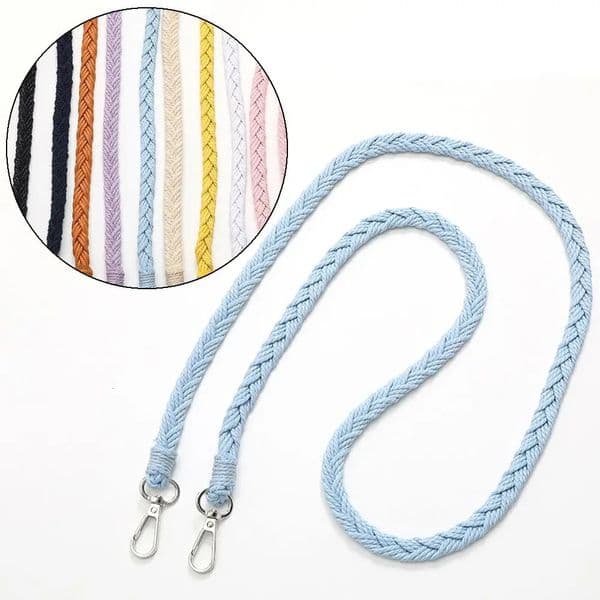 Versatile Handwoven Braided Bag Strap Replacement Detachable Women Crossbody Belts Shoulder 251028