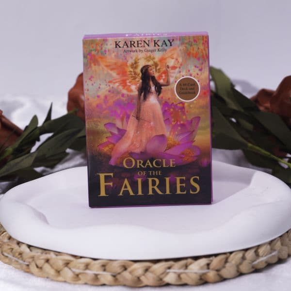 Oracle of the Fairies by Karen Kay, Art by Ginger Kelly - 44-Card Fairy-Themed Oracle Deck with Guidebook, Ideal for Occult Enthusiasts & Seekers of Magical Realm Insight
