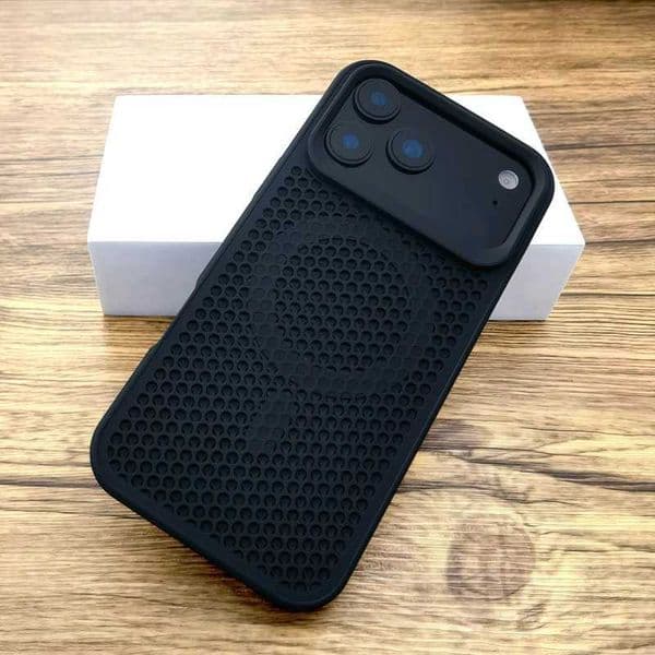 Luxury Dissipate Heat Hard Case For iPhone 17 Air 16 15 14 13 12 Pro Max 17Pro iPhone17 Mag Safe Wireless Charge Cover H251029