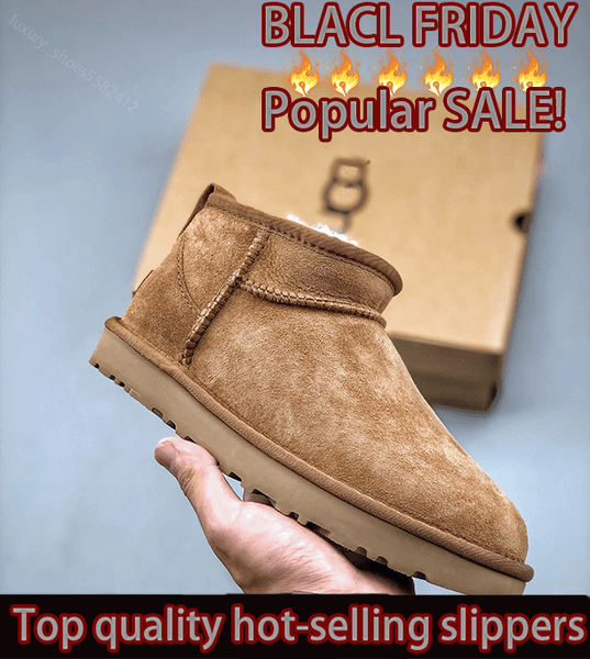 Designer Classic Ultra Mini Boots Snow Micro Boot Platform Short Women Men Fur Sheepskin Tasman Chestnut Sand Mustard Seed Boot Top quality hot-selling products