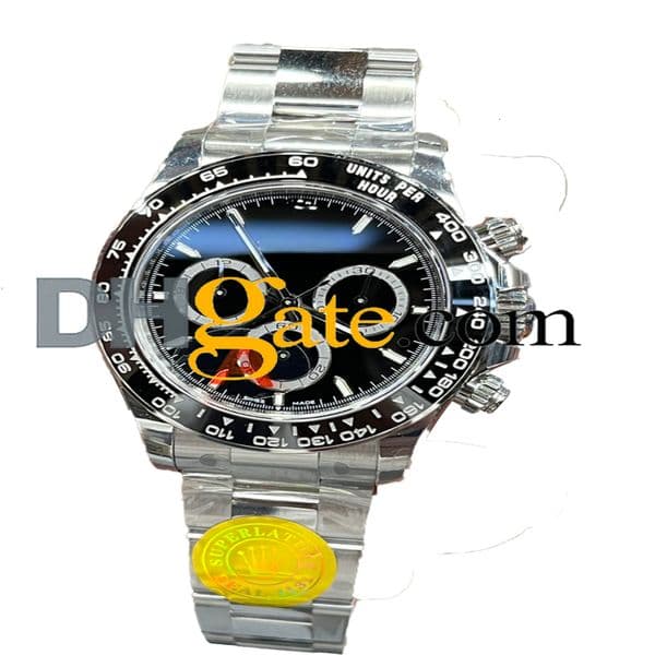 olex 2025 Super clone AAAAA Chronograph Luxury Designer 4131 C Watches Wristwatch Men's Mechanical VS 40mm 11.9mm 180g Watche m126500LN W3X2