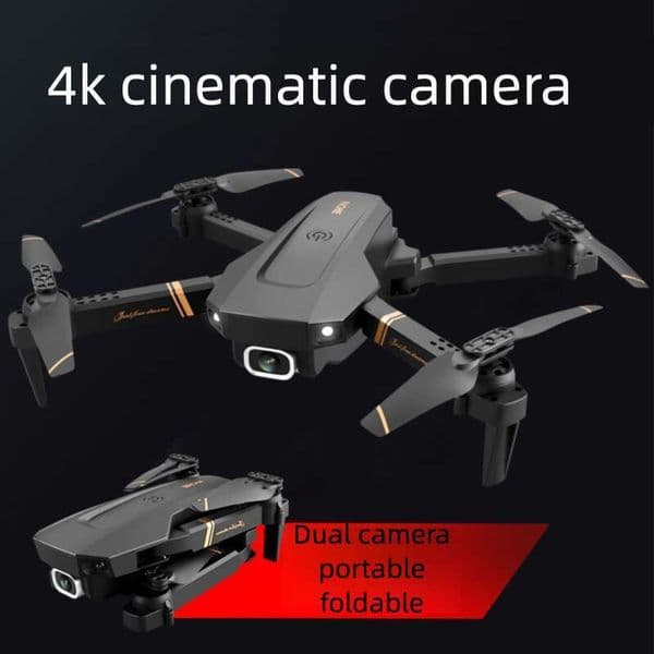 V4 Dual Camera Drone 4K Remote Control Aircraft Aerial Photography HD Professional Folding Quadcopter Toy