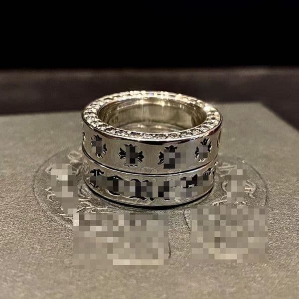 Vintage-Inspired Hip-Hop Style Engagement Rings Featuring Engraved Symbols of Unity