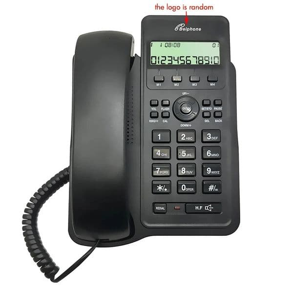 Desktop Corded Landline Phone Fixed Telephone with LCD Display Caller ID Hands Free 251024