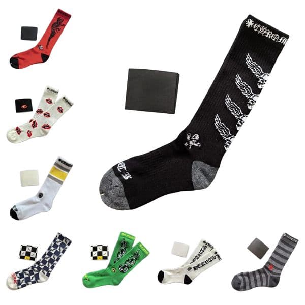 Designer Men Socks Cotton Sock For Men Women Casual Cotton Breathable Chrome Skateboarding Hip Hop Sports Men's Socks Pack Fashion Men's Socks