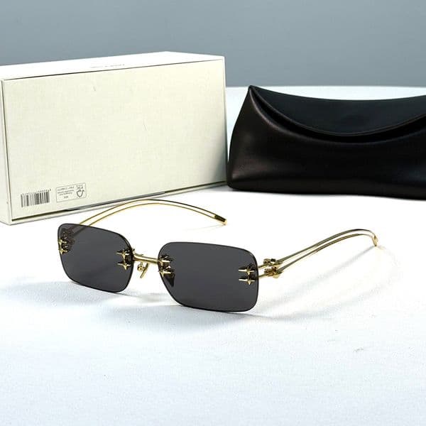 2026 Fashion GENTLE MGHKA Retro Optical Rimless Glasses Titanium Eyeglasses Frame men women GM SunGlasses UV400 monter TETRA eyewear prescription eyeglasses