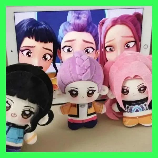 Devil Hunter Cotton Doll 10cm Plush Toy Cute Cartoon Model Figure Collectible Home Decor Ornament for Fans 251029