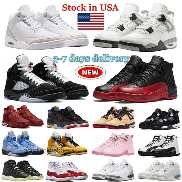 Black Friday Discount Designer Men Basketball Shoes Black Cat White Cement Lucky Green UNC Pure Money Cool Grey Bred Women Sneakers Sports Trainers Big Size 14 15 16
