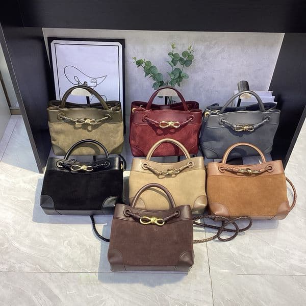 Designer Tote Bag New autumn and winter suede tote bag Carryall Handbag Pillow Bag Crossbody Handbags Large Capacity Shopping Tote Real Leather Top Handle Bag 05