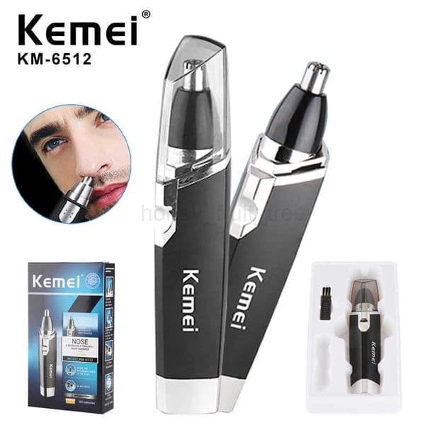 Kemei professional nose hair trimmer beard trimer mens eyebrow nose trimmer for nose and ear cleaner hair removal machine T251030