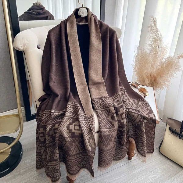 Elegant Muslim Ladies Hijab Long Scarf with Golden Thread Spring Autumn Sun Protection Decoration Shawl Wrap Headscarf C251031