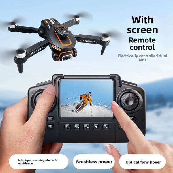GT5 Aerial Drone With Light Obstacle Avoidance Quadcopter Optical Flow Positioning Remote Control Aircraft