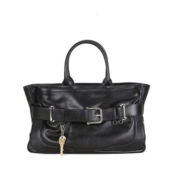 Fashion bag TOTE BROCLE STONE BLACK, Punk Style New Designer Large Handbags, Fashionable Crossbody Work Bag for Unisex