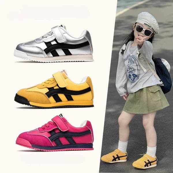 Childrens Shoes Girls and Boys Toddlers Sneakers Breathable PU Leather BABY Flats Tennis Shoe PinkBlackGraySize 2637T251031