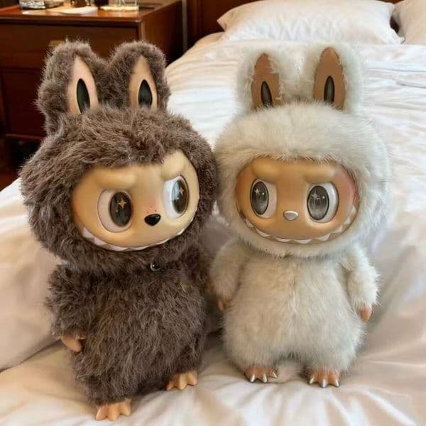 Popular Market The Monsters Large Labubu Angel In Clouds ZIMOMO I Found You Cute 58Cm Tall Plush Original Vinyl Collectible Toy