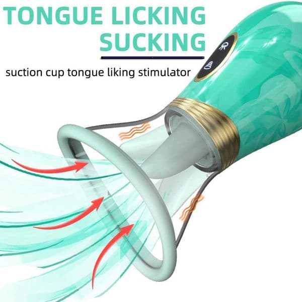 Tongue Sucking Licking Vibrator for Women Clitoris Vacuum Sucker Stimulator Oral Vagina Nipples Vibrating Female Adult Sex Toys