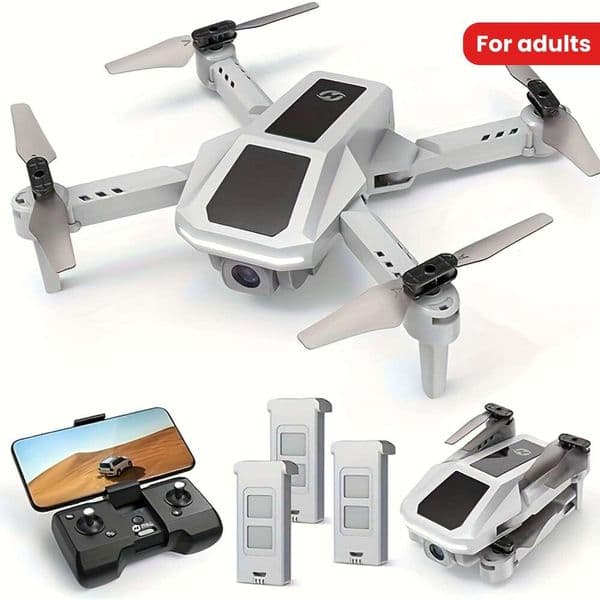Holy Stone Drone Camera Adults, Hs430 FPV HD 1080P Video Aircraft For Beginner, Foldable Hobby RC Quadcopter, Toys Gifts With Circle Fly, Throw To Go, 3