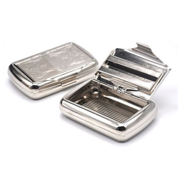 Smoking pipes Printed carved tinplate cigarette box, portable metal cigarette box, moisturizing box, cigarette case