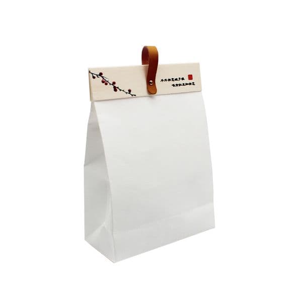 Customizable Kraft Paper Window Dry Goods Bags Clear View Food Packaging for Cookies/Biscuits, Personalized for Branding Gift Giving