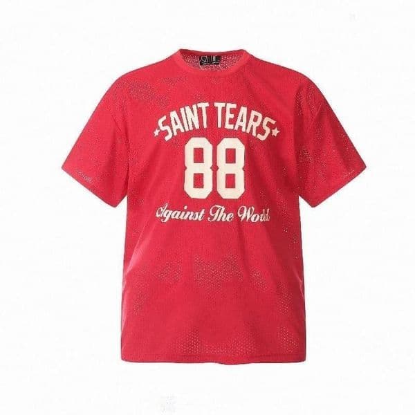 Saint Of Michael Fashion Classic Style Graphics Cotton Desiger Casual Loose Short Sleeve Tops Men Clothing Oversize Men T Shirt Distress Street Washed And Fd3