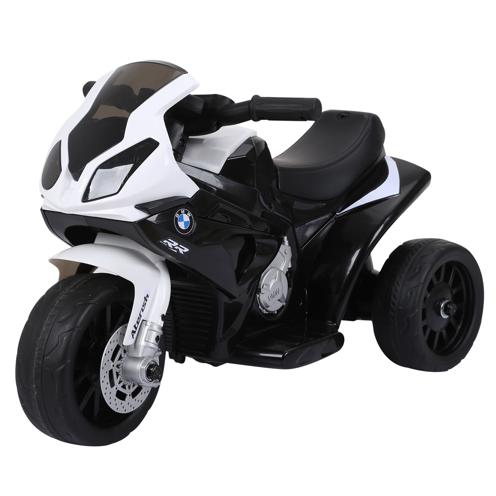 HOMCOM Compatible for Electric Kids Ride on Motorcycle BMW S1000RR w/ Headlights Music Battery Powered Play Bike 6V Black | Aosom UK