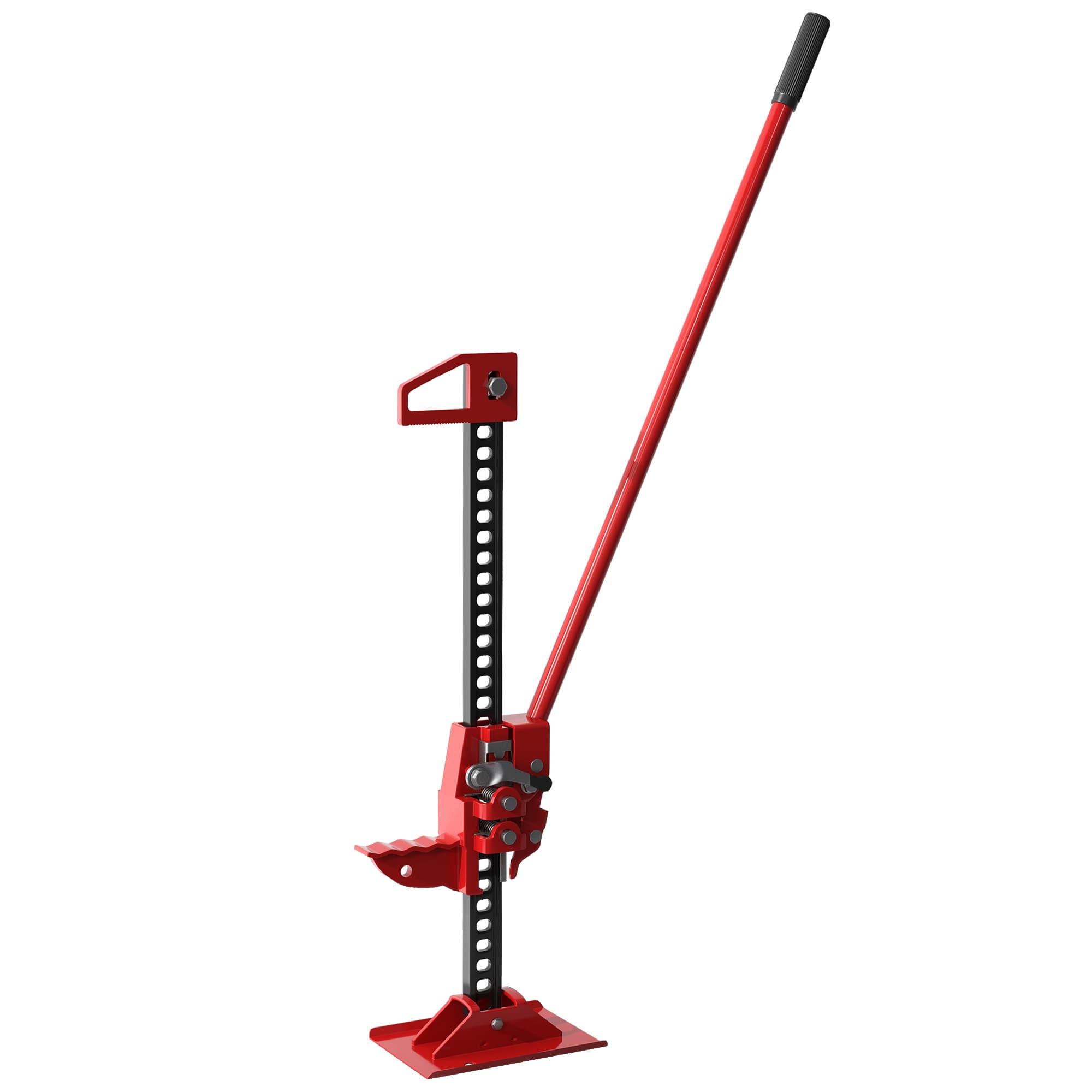 HOMCOM 3 Tonne Farm Jack, 48" High Lift Jack for 4x4 Tractors Trucks Agricultural Lifting, Red | Aosom UK
