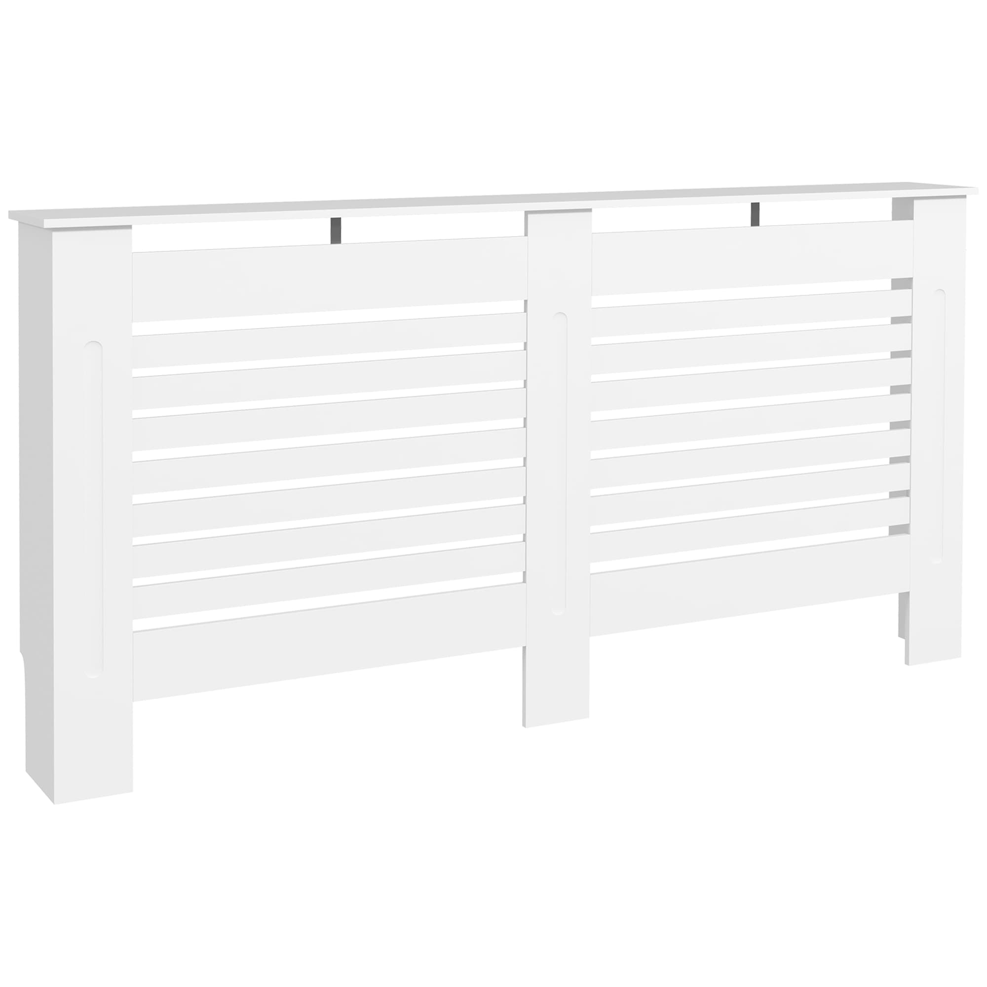 HOMCOM 152Lx19Wx81H cm MDF Radiator Cover-White