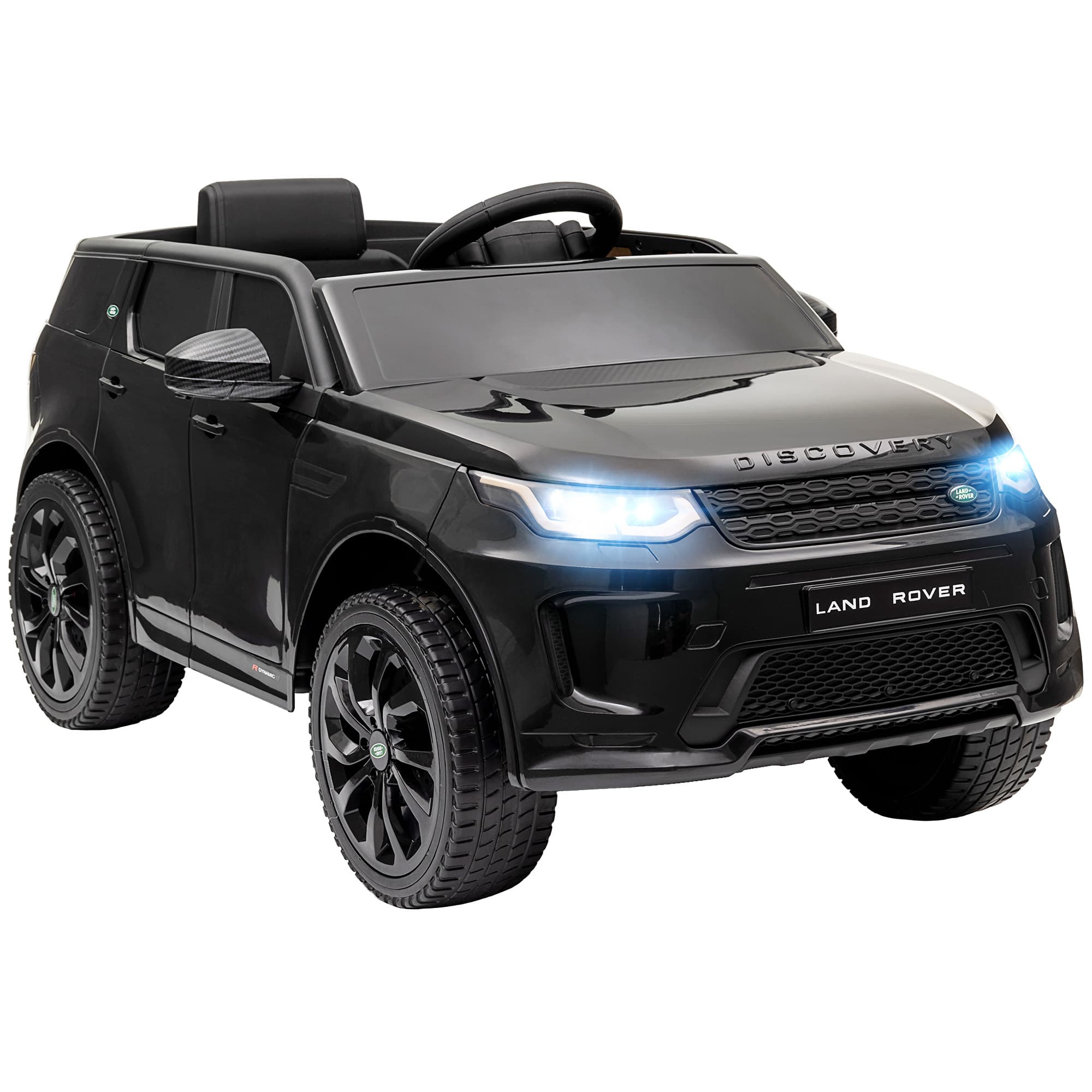 AIYAPLAY Land Rover Discovery Sport Licensed 12V Kids Ride on Car w/ Remote Control, Lights Music Horn, for 3-6 Years Black | Aosom UK