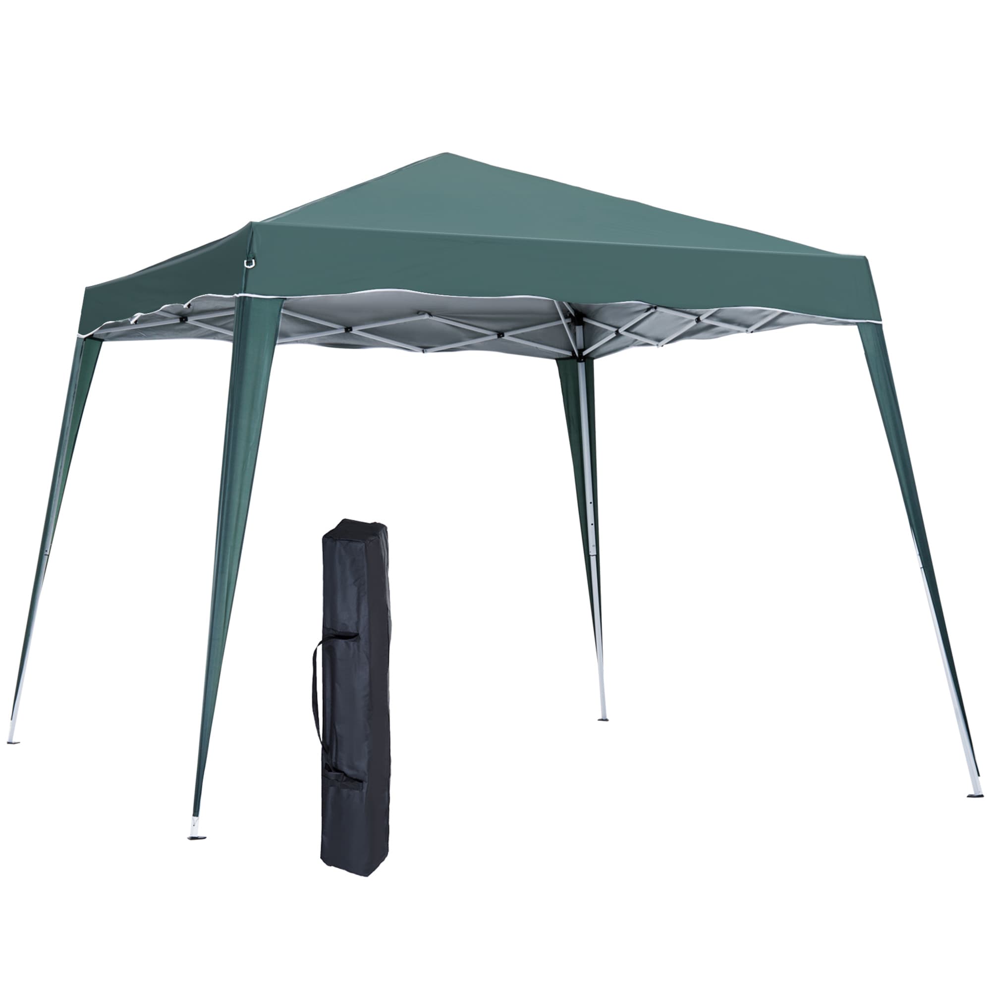 Outsunny Spacious Pop-Up Gazebo Tent, 3x3m, Quick Setup for Garden and Outdoor Use, Green