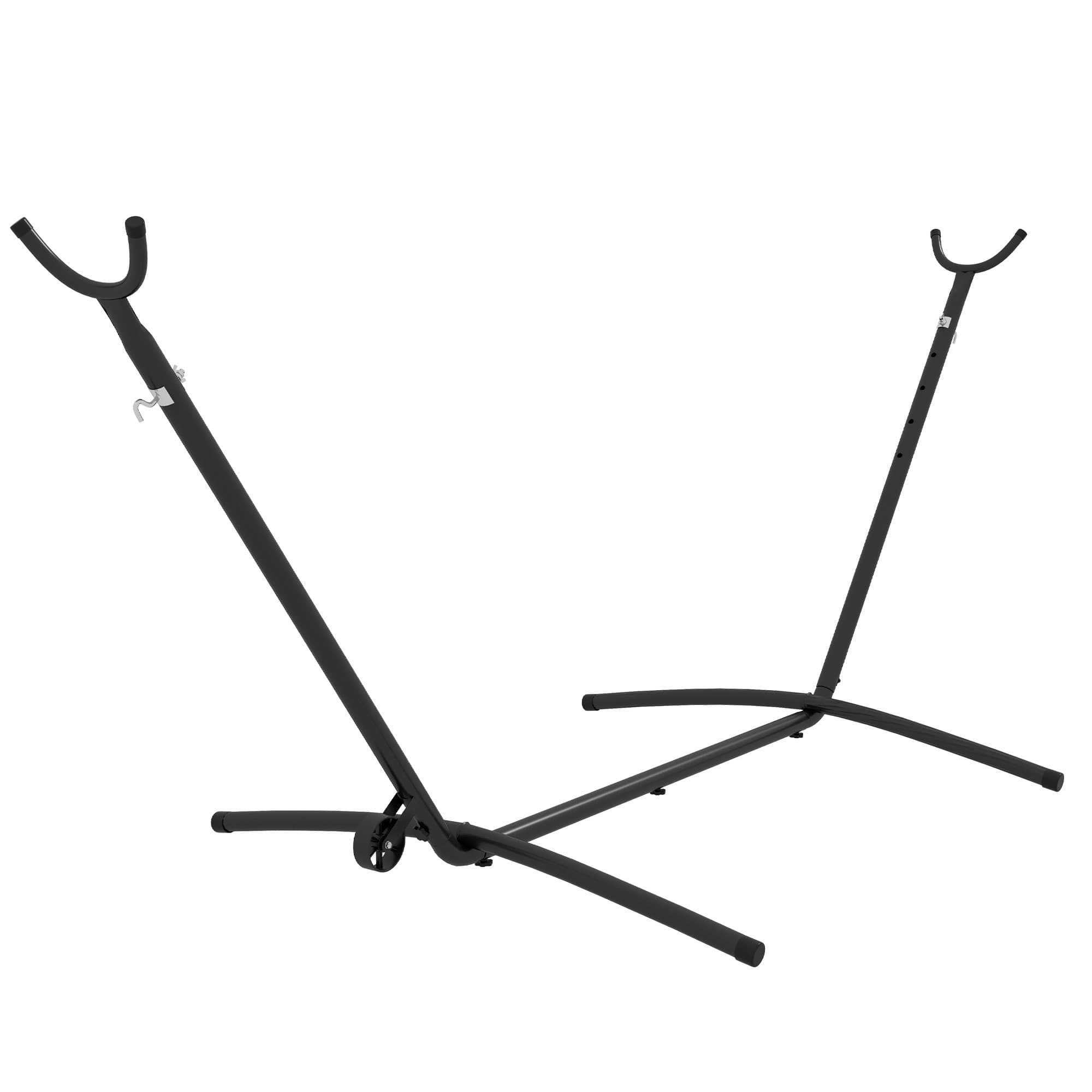 Outsunny Portable Hammock Stand, 9.5ft Adjustable Hammock Net Stand w/ Wheels & Carry Bag, Suitable for String & Brazilian-style Hammocks | Aosom UK