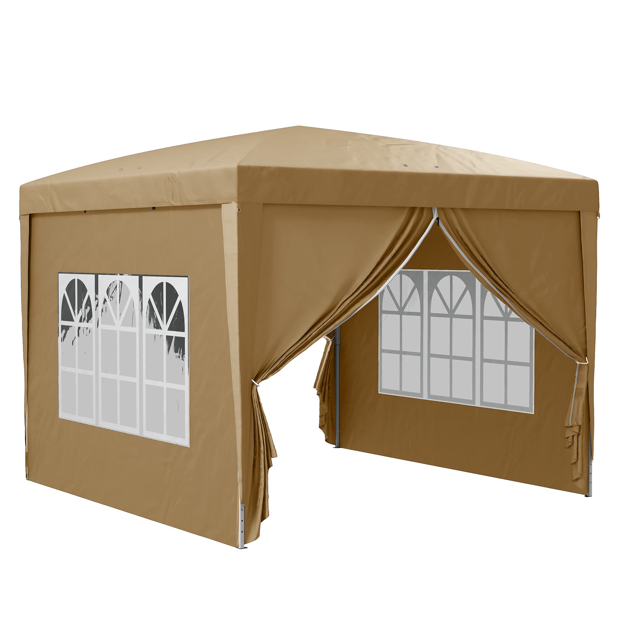 Outsunny 3x3 Pop Up Gazebo, Pop Up Gazebo with Sides for Garden & Outdoor| Aosom UK