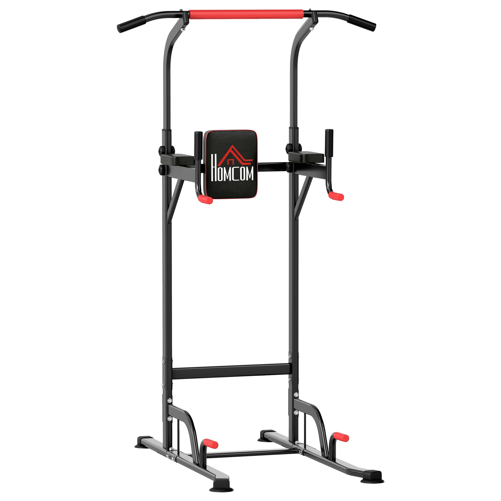 HOMCOM Pull Up Station Bar Power Tower Station for Home Office Gym Traning Workout Equipment | Aosom UK