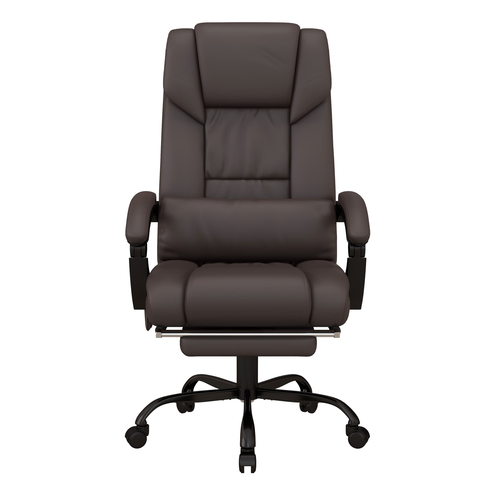 Vinsetto Executive Chair with 6-Point Massage, Recliner with Remote Control, Swivel Wheels & Footrest, PU Leather, Brown | Aosom UK