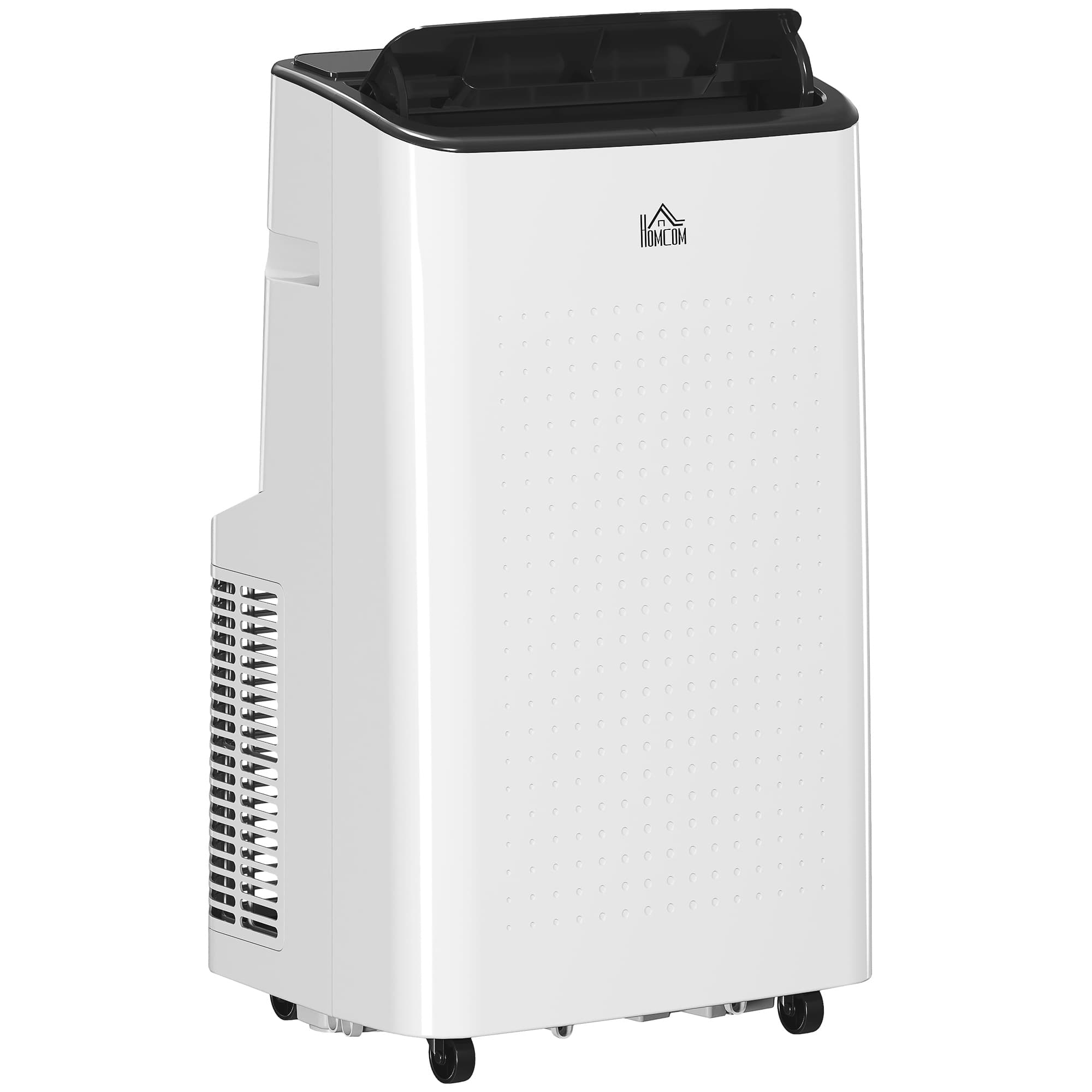 HOMCOM Portable Air Conditioner 14,000 BTU, Smart WiFi, Dehumidifier, Fan Functions, 24H Timer, for Rooms up to 35m | Aosom UK