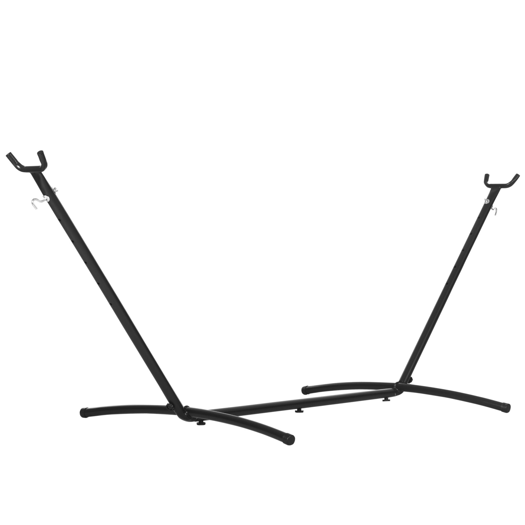 Outsunny Hammock Stand: Sturdy Metal Frame for Outdoor Relaxation, Garden Camping Picnic Companion, 2.86m, Stand Only | Aosom UK