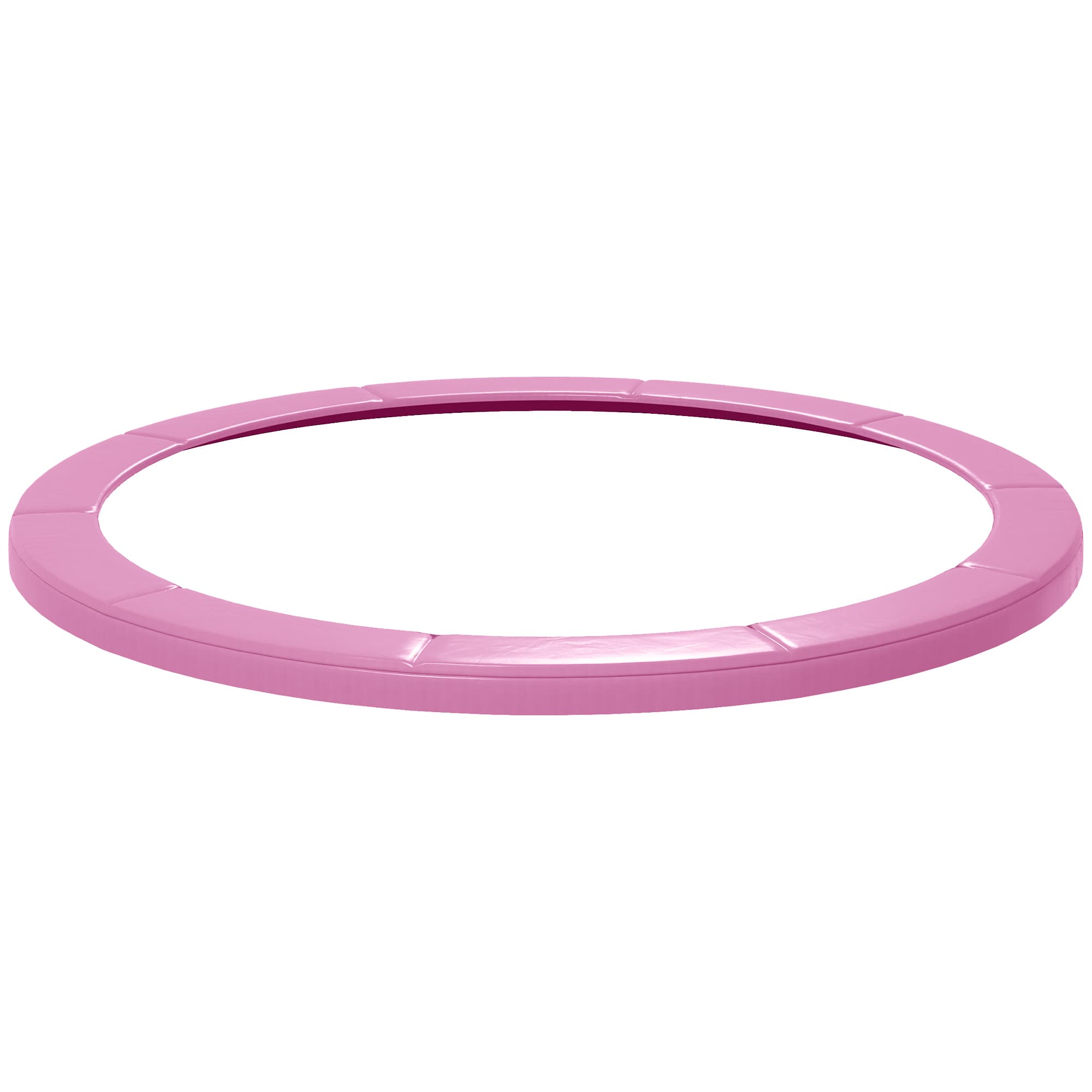 SPORTNOW 8FT Trampoline Spring Cover, Plastic Trampoline Pad Replacement with Elastic Cord, Waterproof, UV Resistant and Tear-Resistant, All-Weather Trampoline Accessories, Pink