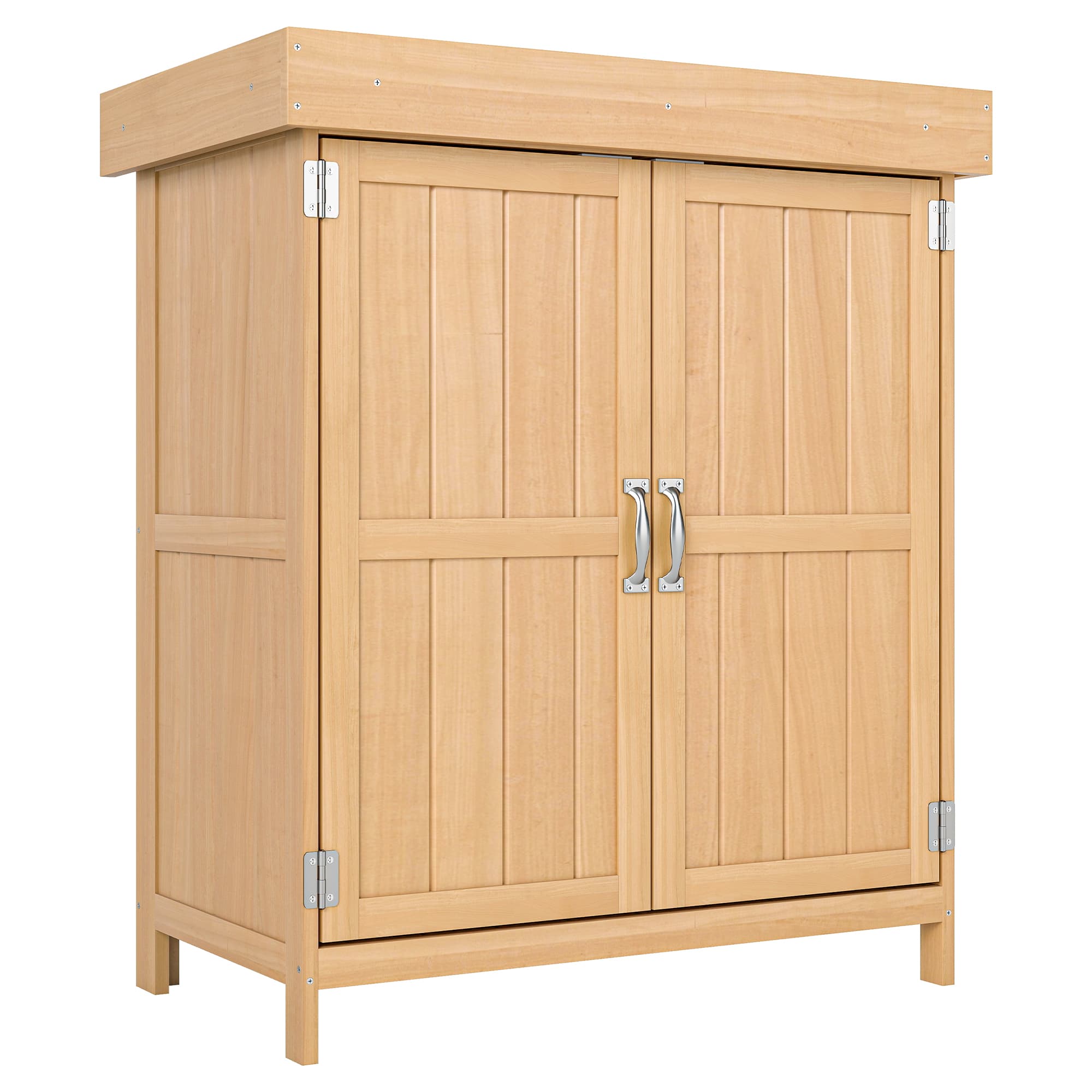 Outsunny Outdoor Garden Storage Shed, Cedarwood-Burlywood Colour