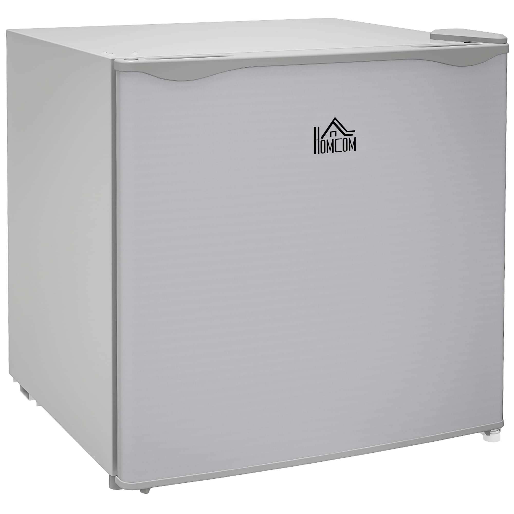 HOMCOM 35L Mini Freezer with Adjustable Temperature -24℃ to -14℃, Compact Freezer for Home, Grey | Aosom UK