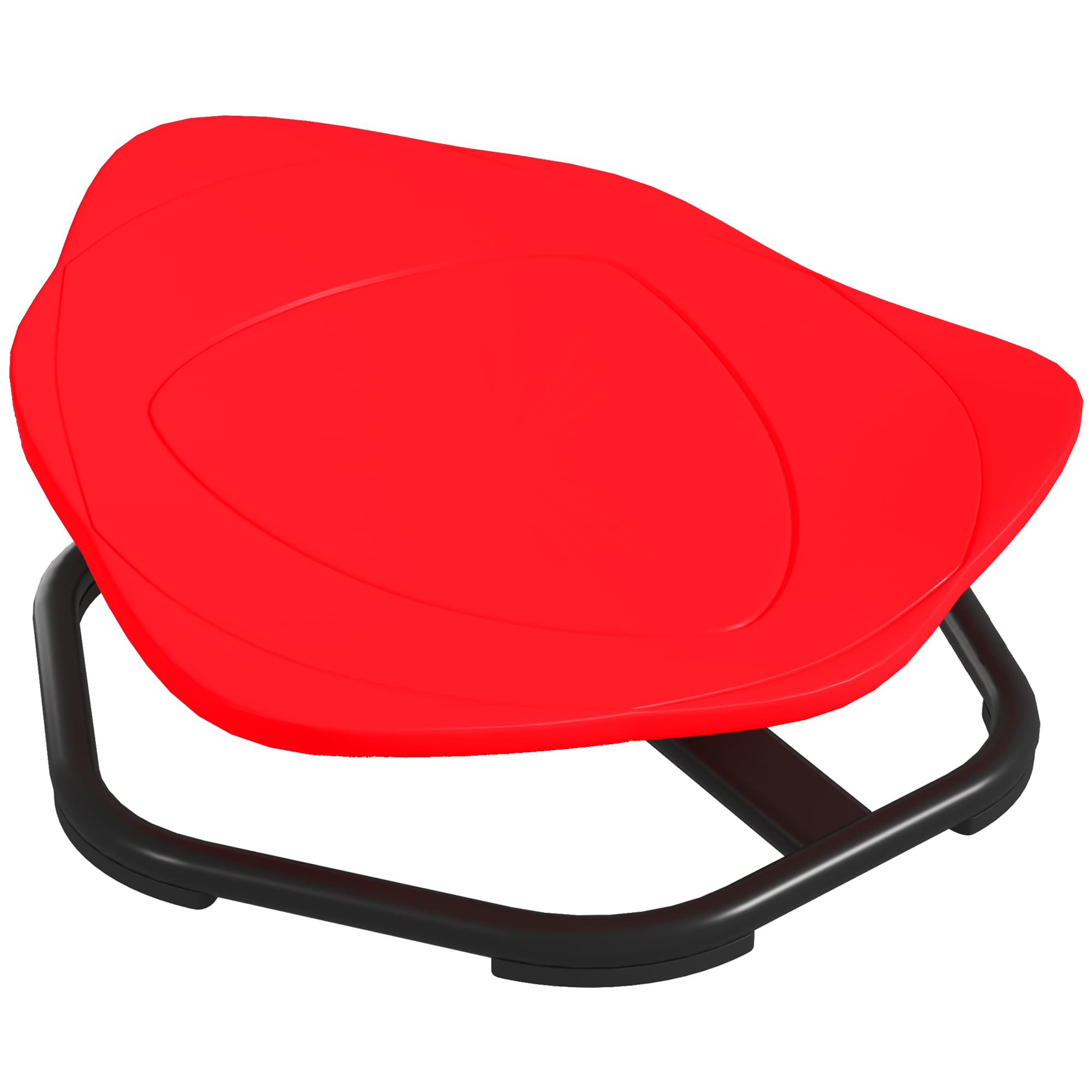 AIYAPLAY Spinning Chair for Autism Sit and Spin, Coordination & Balance, Sensory Spinning Chair for Toddlers 3-6 Years, Red | Aosom UK