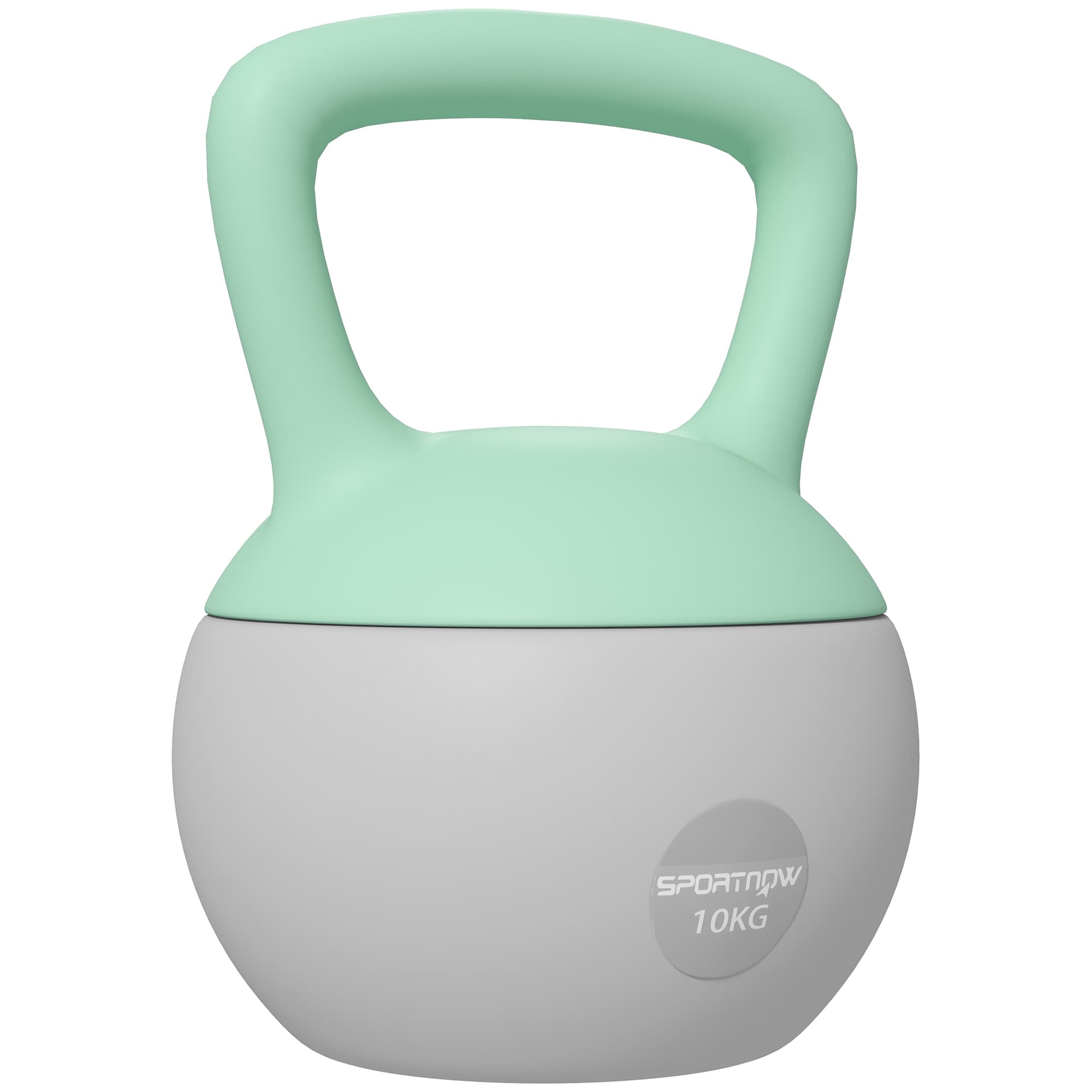 SPORTNOW 10KG Kettlebell, Soft Kettle Bell with Non-Slip Handle for Home Gym Weight Lifting and Strength Training | Aosom UK