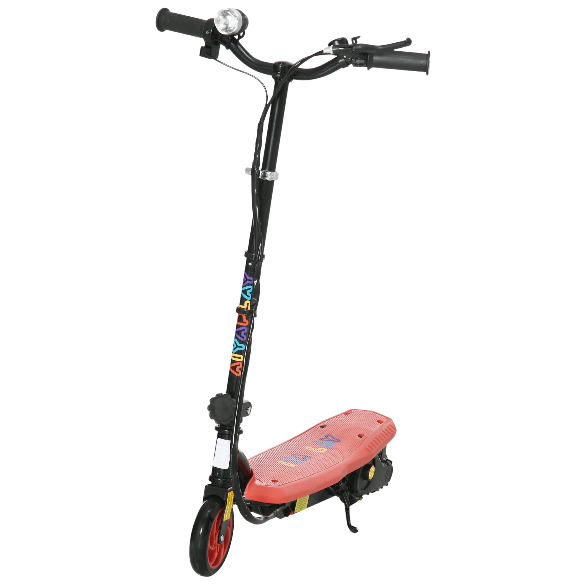 HOMCOM Electric Scooter for Kids 7-14, Foldable with LED Headlight, Durable & Safe, Vibrant Red | Aosom UK