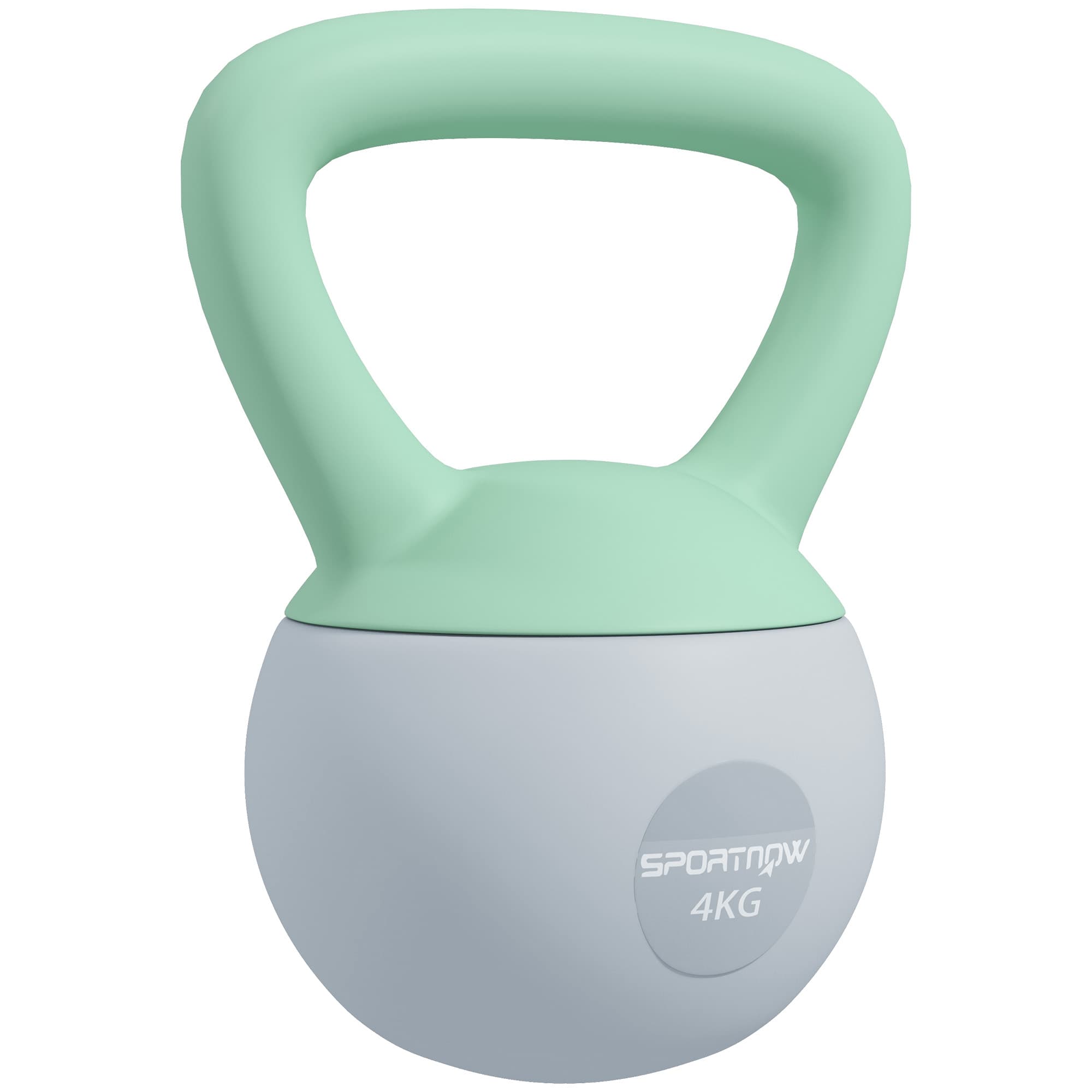 SPORTNOW 4KG Kettlebell, Soft Kettle Bell with Non-Slip Handle for Home Gym Weight Lifting and Strength Training | Aosom UK
