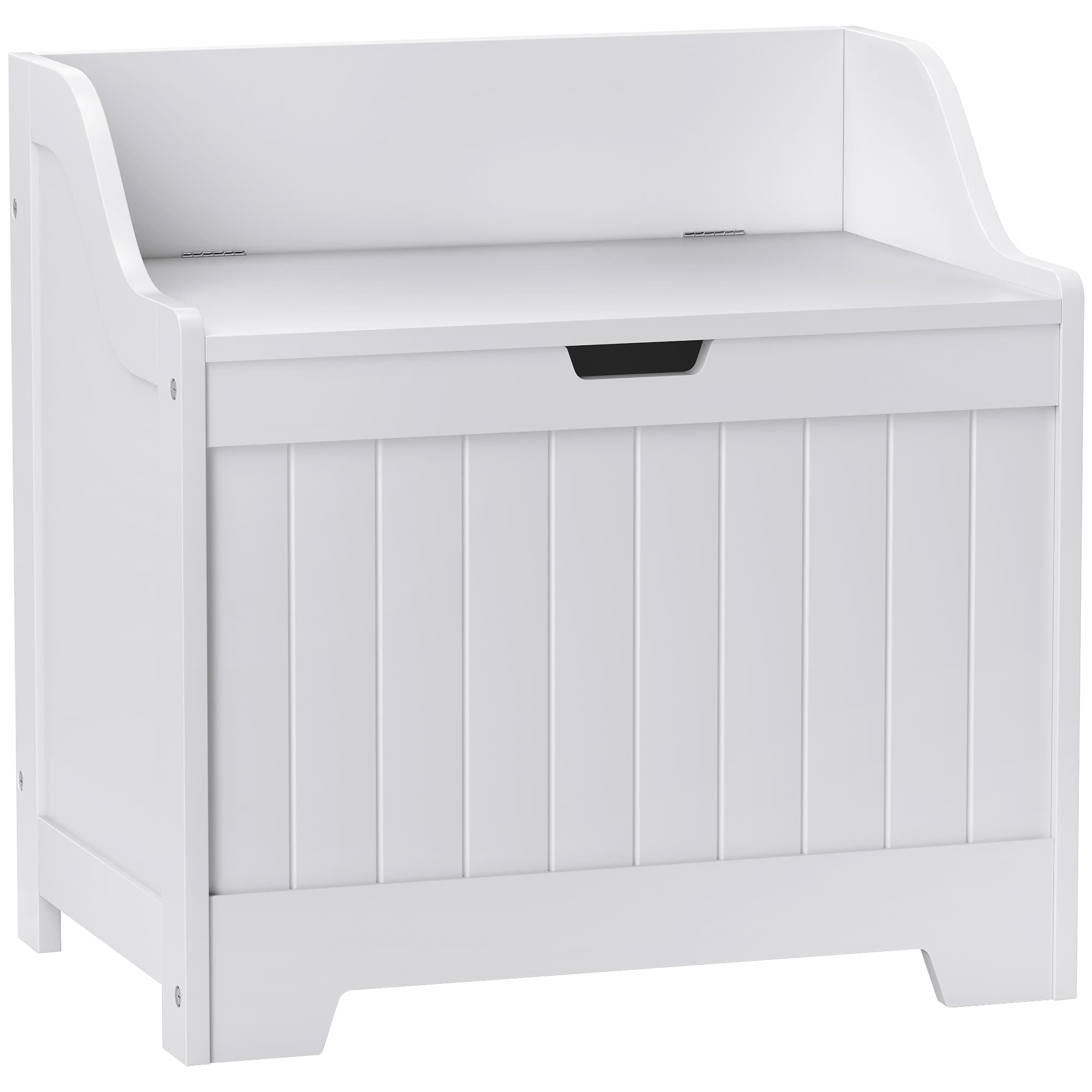 HOMCOM 61L Home Storage Chest - White